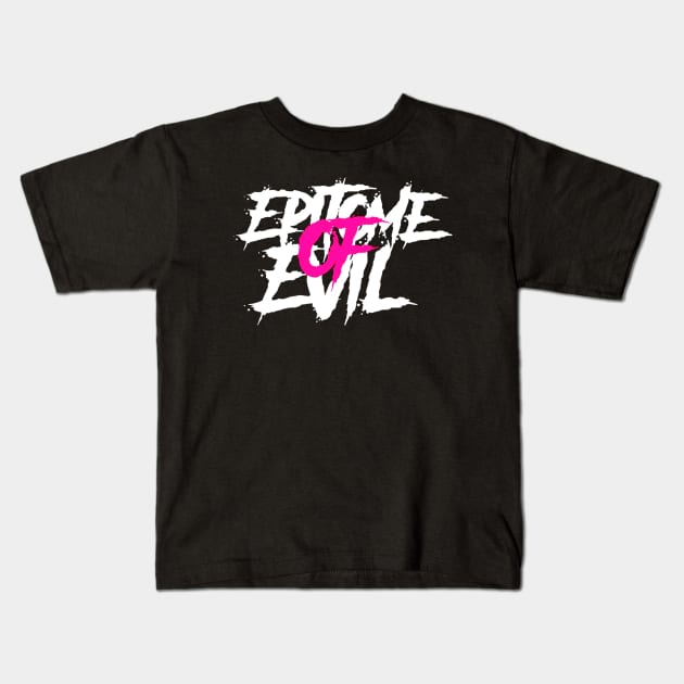 Epitome Of Evil Kids T-Shirt by elenaartits